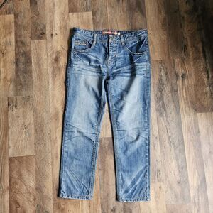Vintage Thursday Island Blue Denim Jeans Y2K Fairy Grunge Crop XS S